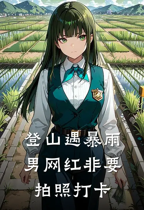 登山遇暴雨，男网红非要拍照打卡