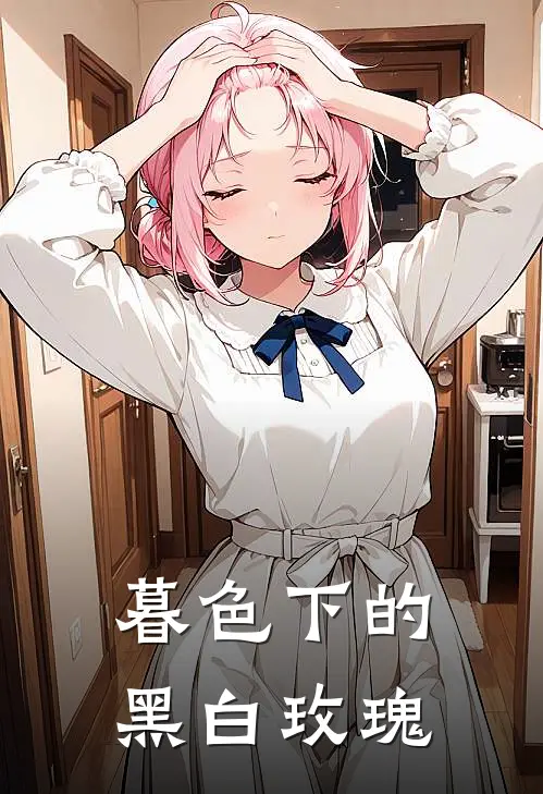 暮色下的黑白玫瑰