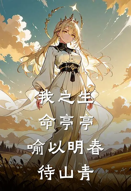 我之生命亭亭,喻以明春待山青