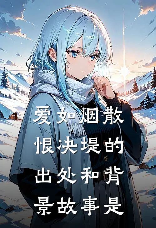 爱如烟散恨决堤的出处和背景故事是