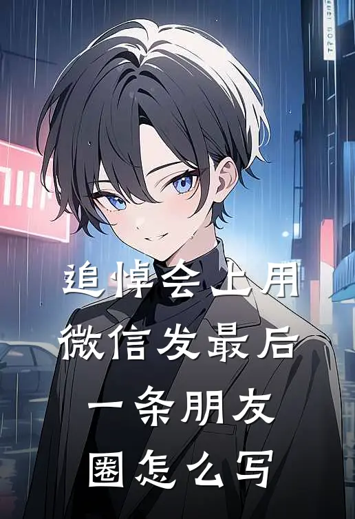 追悼会上用微信发最后一条朋友圈怎么写