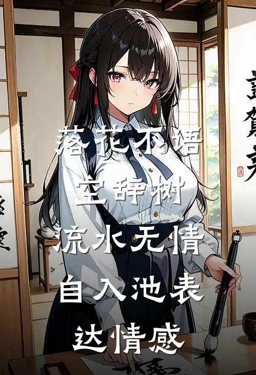 落花不语空辞树,流水无情自入池表达情感