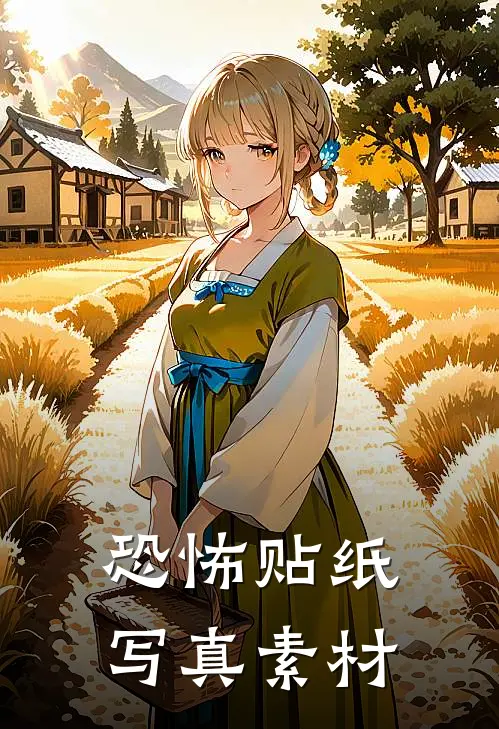 恐怖贴纸写真素材