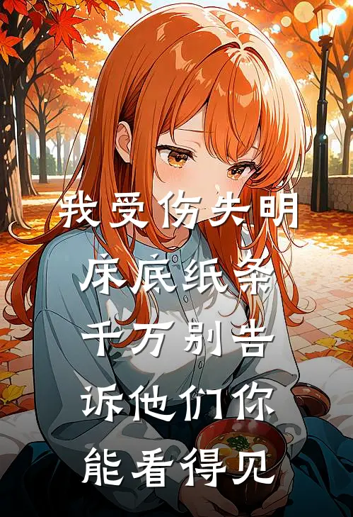 我受伤失明，床底纸条：千万别告诉他们你能看得见