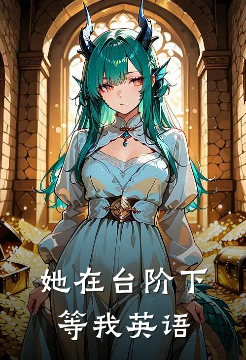 她在台阶下等我英语