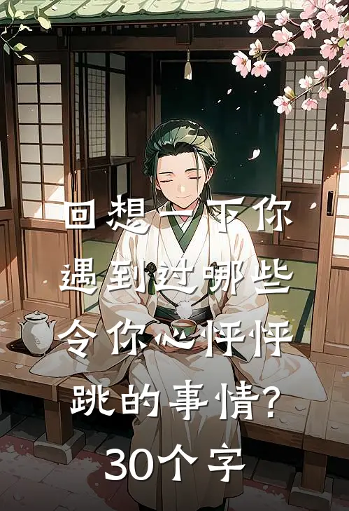 回想一下你遇到过哪些令你心怦怦跳的事情?30个字